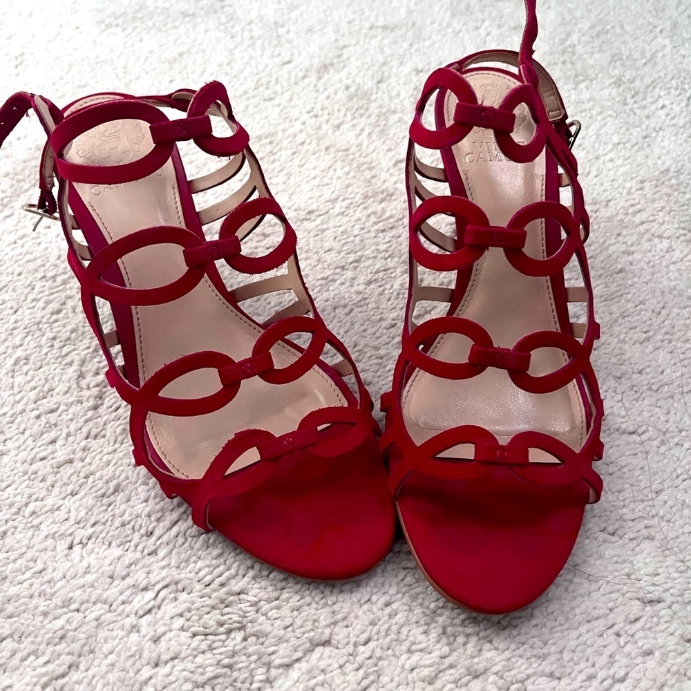Red Vince Camuto Sandal
